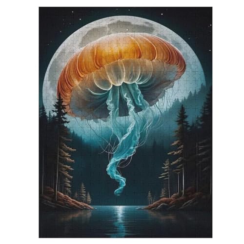 500-teiliges Puzzle Für Erwachsene, Riesenqualle fliegen -Puzzles, Dekompressionsspiel, Spielzeugpuzzles, Geburtstagsgeschenke 55×41cm 500-teiliges Puzzle Für Erwachsene, Riesenqualle fliegen -Puzzles, Dekompressionsspiel, Spielzeugpuzzles, Geburtstagsgeschenke 55×41cm von LLXXHH