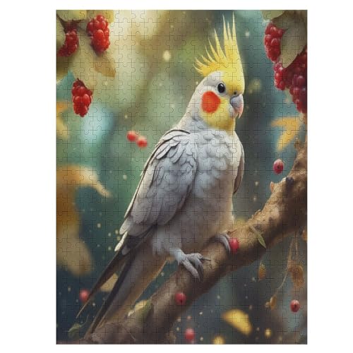 500-teiliges Puzzle Für Erwachsene, White Papagei Holzpuzzle, Gehirn-Herausforderung,Puzzles Spielzeugspiel 55×41cm 500-teiliges Puzzle Für Erwachsene, White Papagei Holzpuzzle, Gehirn-Herausforderung,Puzzles Spielzeugspiel 55×41cm von LLXXHH