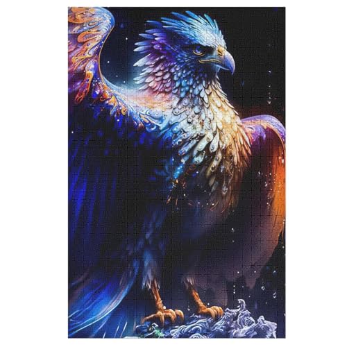 Adler Holzpuzzle 1000 Teile Klassische Puzzles Erwachsene Kinder Puzzle DIY Kit Holzspielzeug Einzigartiges Geschenk 78×53cm Adler Holzpuzzle 1000 Teile Klassische Puzzles Erwachsene Kinder Puzzle DIY Kit Holzspielzeug Einzigartiges Geschenk 78×53cm von LLXXHH
