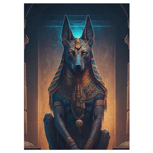 Anubis-Kunstwerk Puzzle 300 Teile, Holzpuzzle Für Erwachsene Kinder, Impossible Puzzles, Geschicklichkeitsspiel Für Die Ganze Familie 42×30cm Anubis-Kunstwerk Puzzle 300 Teile, Holzpuzzle Für Erwachsene Kinder, Impossible Puzzles, Geschicklichkeitsspiel Für Die Ganze Familie 42×30cm von LLXXHH