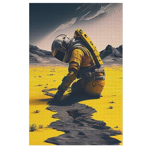 Astronaut Puzzle Für Erwachsene 1000 Teile Premium Recyceltes Brett Zum Lernen, Lernspielzeug, Familienspiele Kinder Holzpuzzle 78×53cm Astronaut Puzzle Für Erwachsene 1000 Teile Premium Recyceltes Brett Zum Lernen, Lernspielzeug, Familienspiele Kinder Holzpuzzle 78×53cm von LLXXHH