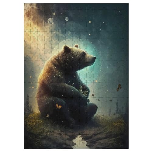 Bär Puzzles 300 Teile Erwachsener Kniffel Spaß Für Die Ganze Familie, Holzpuzzle Kinder Erwachsene, Impossible Puzzle Schwer 42×30cm Bär Puzzles 300 Teile Erwachsener Kniffel Spaß Für Die Ganze Familie, Holzpuzzle Kinder Erwachsene, Impossible Puzzle Schwer 42×30cm von LLXXHH