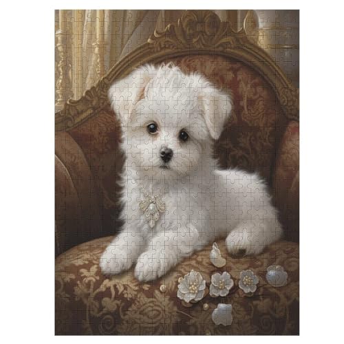 Bichon Frisé 500 Teile Puzzles Für Erwachsene Holzpuzzle Familienpuzzlespiel Stressabbau-Puzzle Für Erwachsene Kinder Ab 12 Jahren 55×41cm Bichon Frisé 500 Teile Puzzles Für Erwachsene Holzpuzzle Familienpuzzlespiel Stressabbau-Puzzle Für Erwachsene Kinder Ab 12 Jahren 55×41cm von LLXXHH