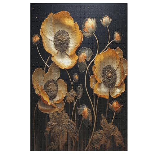 Blume -Puzzle, 1000 Teile,Holzpuzzle Für Erwachsene Kinder, Lustiges Spielzeug, Denkspiel, Bildungsspiel, 78×53cm Blume -Puzzle, 1000 Teile,Holzpuzzle Für Erwachsene Kinder, Lustiges Spielzeug, Denkspiel, Bildungsspiel, 78×53cm von LLXXHH