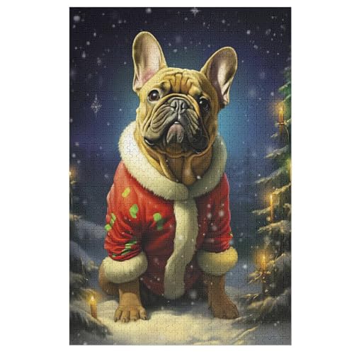 BulleHund -Puzzle, 1000 Teile,Holzpuzzle Für Erwachsene Kinder, Lustiges Spielzeug, Denkspiel, Bildungsspiel, 78×53cm BulleHund -Puzzle, 1000 Teile,Holzpuzzle Für Erwachsene Kinder, Lustiges Spielzeug, Denkspiel, Bildungsspiel, 78×53cm von LLXXHH
