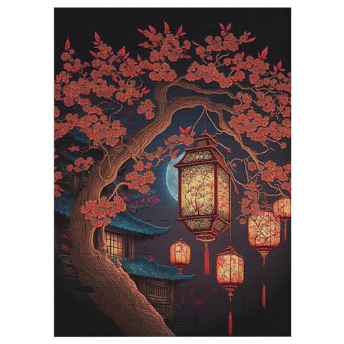 Chinesische Laterne-Puzzlespiel Aus Holz, 300 Puzzleteile, Kreatives Puzzle Für Teenager Und Erwachsene, Kreatives Spielzeug, Puzzles, 42×30cm Chinesische Laterne-Puzzlespiel Aus Holz, 300 Puzzleteile, Kreatives Puzzle Für Teenager Und Erwachsene, Kreatives Spielzeug, Puzzles, 42×30cm von LLXXHH