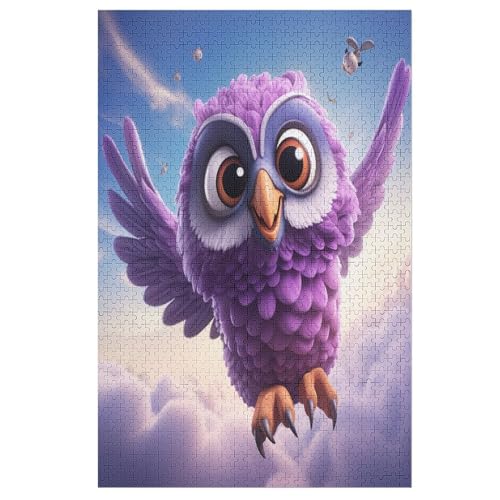 Cute Eule 1000 Teile Puzzles Für Erwachsene, Impossible Puzzle, Geschicklichkeitsspiel Für Die Ganze Familie, Kinder Holzpuzzle 78×53cm Cute Eule 1000 Teile Puzzles Für Erwachsene, Impossible Puzzle, Geschicklichkeitsspiel Für Die Ganze Familie, Kinder Holzpuzzle 78×53cm von LLXXHH