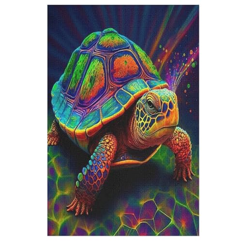 Cute Schildkröte Puzzle Für Erwachsene 1000 Teile Premium Recyceltes Brett Zum Lernen, Lernspielzeug, Familienspiele Kinder Holzpuzzle 78×53cm Cute Schildkröte Puzzle Für Erwachsene 1000 Teile Premium Recyceltes Brett Zum Lernen, Lernspielzeug, Familienspiele Kinder Holzpuzzle 78×53cm von LLXXHH