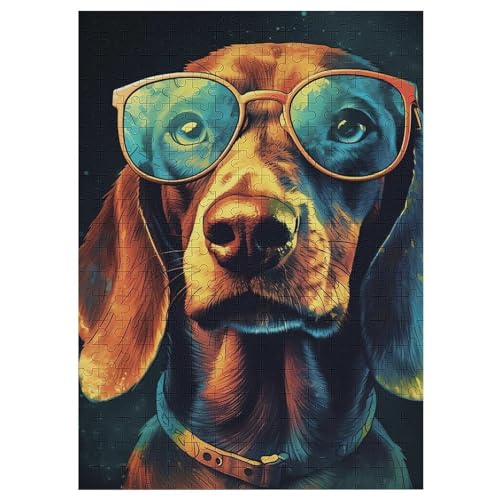Dachshund Hund Puzzles 300 Teile Erwachsener Kniffel Spaß Für Die Ganze Familie, Holzpuzzle Kinder Erwachsene, Impossible Puzzle Schwer 42×30cm Dachshund Hund Puzzles 300 Teile Erwachsener Kniffel Spaß Für Die Ganze Familie, Holzpuzzle Kinder Erwachsene, Impossible Puzzle Schwer 42×30cm von LLXXHH