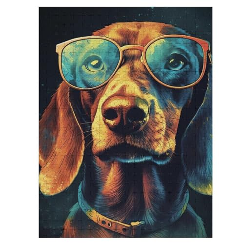 Dachshund Hund Puzzles 500 Teile Erwachsener Kniffel Spaß Für Die Ganze Familie, Holzpuzzle Kinder Erwachsene, Impossible Puzzle Schwer 55×41cm Dachshund Hund Puzzles 500 Teile Erwachsener Kniffel Spaß Für Die Ganze Familie, Holzpuzzle Kinder Erwachsene, Impossible Puzzle Schwer 55×41cm von LLXXHH