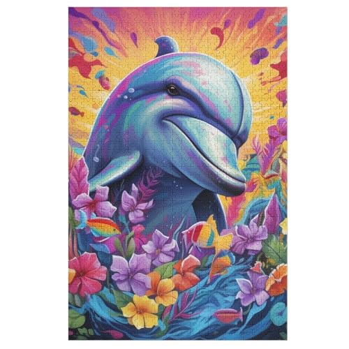 Delphin Puzzles 1000 Teile Erwachsener Kniffel Spaß Für Die Ganze Familie, Holzpuzzle Kinder Erwachsene, Impossible Puzzle Schwer 78×53cm Delphin Puzzles 1000 Teile Erwachsener Kniffel Spaß Für Die Ganze Familie, Holzpuzzle Kinder Erwachsene, Impossible Puzzle Schwer 78×53cm von LLXXHH