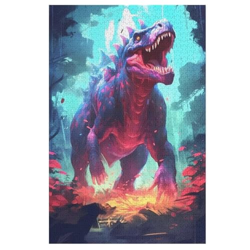 Dinosaurier Puzzle 1000 Teile, Holzpuzzle Herausforderndes Geschicklichkeitsspiel, Kinder Erwachsenenpuzzle Ab 12 Jahren 78×53cm Dinosaurier Puzzle 1000 Teile, Holzpuzzle Herausforderndes Geschicklichkeitsspiel, Kinder Erwachsenenpuzzle Ab 12 Jahren 78×53cm von LLXXHH