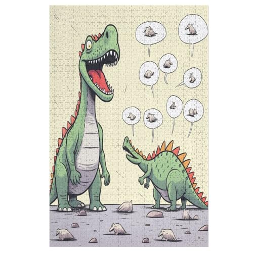 Dinosaurier-Puzzlespiel Aus Holz, 1000 Puzzleteile, Puzzle Für Teenager Und Erwachsene, Kreatives Spielzeug, Puzzles, 78×53cm Dinosaurier-Puzzlespiel Aus Holz, 1000 Puzzleteile, Puzzle Für Teenager Und Erwachsene, Kreatives Spielzeug, Puzzles, 78×53cm von LLXXHH