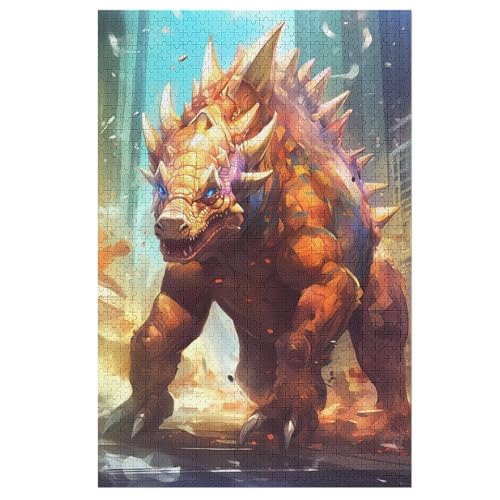 Drache 1000 Teile Puzzle Für Erwachsene, Herausforderung Puzzles - Verringerter Druck Schwieriges Holzpuzzle Für Kinder 12+ 78×53cm Drache 1000 Teile Puzzle Für Erwachsene, Herausforderung Puzzles - Verringerter Druck Schwieriges Holzpuzzle Für Kinder 12+ 78×53cm von LLXXHH