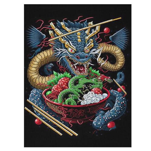 Drache 500 Teile Premium-Puzzles Für Erwachsene Kinder- Holzpuzzles Spaß Und Lernspiele - Perfekte Puzzle-Geschenke 55×41cm Drache 500 Teile Premium-Puzzles Für Erwachsene Kinder- Holzpuzzles Spaß Und Lernspiele - Perfekte Puzzle-Geschenke 55×41cm von LLXXHH