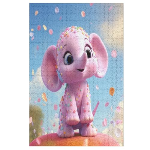 Elefant -Puzzle, 1000 Teile,Holzpuzzle Für Erwachsene Kinder, Lustiges Spielzeug, Denkspiel, Bildungsspiel, 78×53cm Elefant -Puzzle, 1000 Teile,Holzpuzzle Für Erwachsene Kinder, Lustiges Spielzeug, Denkspiel, Bildungsspiel, 78×53cm von LLXXHH