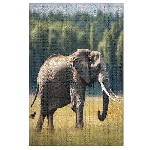Elefant -Puzzle, 1000 Teile,Holzpuzzle Für Erwachsene Kinder, Lustiges Spielzeug, Denkspiel, Bildungsspiel, 78×53cm Elefant -Puzzle, 1000 Teile,Holzpuzzle Für Erwachsene Kinder, Lustiges Spielzeug, Denkspiel, Bildungsspiel, 78×53cm von LLXXHH