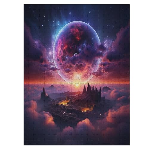 Fantasielandschaft Puzzle Für Erwachsene,500-teiliges Puzzles, Für Erwachsene Und Kinder,Holzpuzzle,Lernspielzeug, 55×41cm Fantasielandschaft Puzzle Für Erwachsene,500-teiliges Puzzles, Für Erwachsene Und Kinder,Holzpuzzle,Lernspielzeug, 55×41cm von LLXXHH