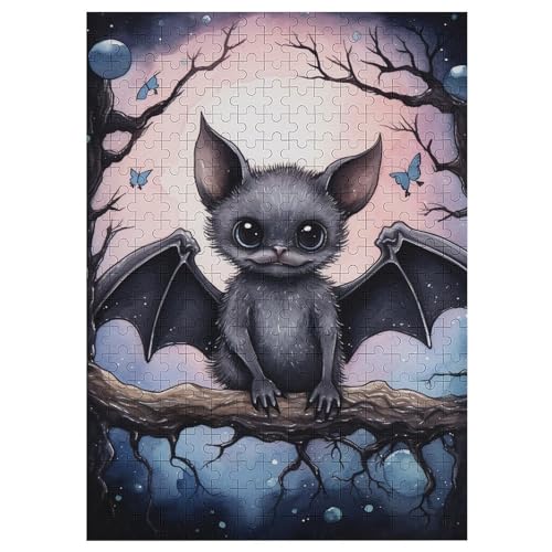 Fledermaus 300 Teile Puzzles, Wood Craft, Hochwertiges Modernes Puzzle, DIY, Für Erwachsene Und Kinder Ab 12 Jahren, 42×30cm Fledermaus 300 Teile Puzzles, Wood Craft, Hochwertiges Modernes Puzzle, DIY, Für Erwachsene Und Kinder Ab 12 Jahren, 42×30cm von LLXXHH