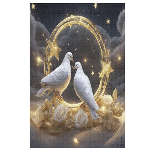 Friedenstaube 1000 Teile Puzzles Für Erwachsene, Impossible Puzzle, Geschicklichkeitsspiel Für Die Ganze Familie, Kinder Holzpuzzle 78×53cm Friedenstaube 1000 Teile Puzzles Für Erwachsene, Impossible Puzzle, Geschicklichkeitsspiel Für Die Ganze Familie, Kinder Holzpuzzle 78×53cm von LLXXHH