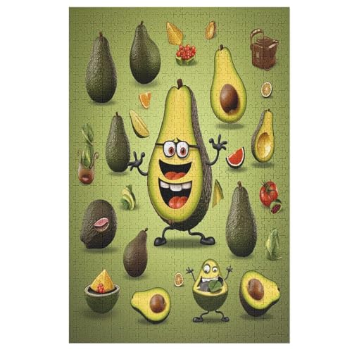 Frucht Holzpuzzle - 1000 Teiliges Jigsaw Knobelspiel - Puzzle Für Erwachsene & Kinder - Outdoor & Reisespielzeug 78×53cm von LLXXHH