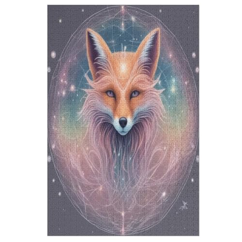 Fuchs Holzpuzzle 1000 Teile, Knobelspiele Für Erwachsene, Teenager, Puzzles Unmögliche - Kinder Puzzle Zimmer Deko 78×53cm Fuchs Holzpuzzle 1000 Teile, Knobelspiele Für Erwachsene, Teenager, Puzzles Unmögliche - Kinder Puzzle Zimmer Deko 78×53cm von LLXXHH