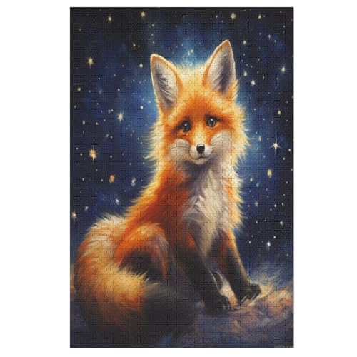 Fuchs Holzpuzzle - Puzzle Für Erwachsene, 1000-teilige Puzzles Für Teenager Und Kinder, Herausfordernde Spiele 78×53cm Fuchs Holzpuzzle - Puzzle Für Erwachsene, 1000-teilige Puzzles Für Teenager Und Kinder, Herausfordernde Spiele 78×53cm von LLXXHH
