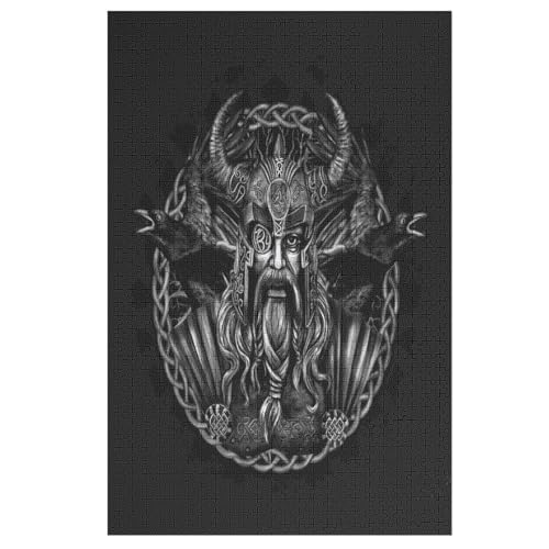 Für Erwachsene 1000-Teiliges Wikinger Myth -Puzzles, Holzbrett-Puzzle, Für Kinder, Geschenke, 78×53cm Für Erwachsene 1000-Teiliges Wikinger Myth -Puzzles, Holzbrett-Puzzle, Für Kinder, Geschenke, 78×53cm von LLXXHH