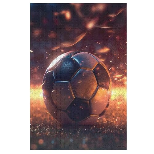 Fußballsport Puzzle 1000 Teile, Holzpuzzle Für Erwachsene Kinder, Impossible Puzzles, GesKükenlichkeitsspiel Für Die Ganze Familie 78×53cm Fußballsport Puzzle 1000 Teile, Holzpuzzle Für Erwachsene Kinder, Impossible Puzzles, GesKükenlichkeitsspiel Für Die Ganze Familie 78×53cm von LLXXHH