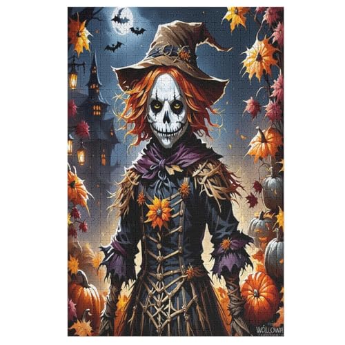 Halloween-Clown Puzzles 1000 Teile Erwachsener Kniffel Spaß Für Die Ganze Familie, Holzpuzzle Kinder Erwachsene, Impossible Puzzle Schwer 78×53cm Halloween-Clown Puzzles 1000 Teile Erwachsener Kniffel Spaß Für Die Ganze Familie, Holzpuzzle Kinder Erwachsene, Impossible Puzzle Schwer 78×53cm von LLXXHH