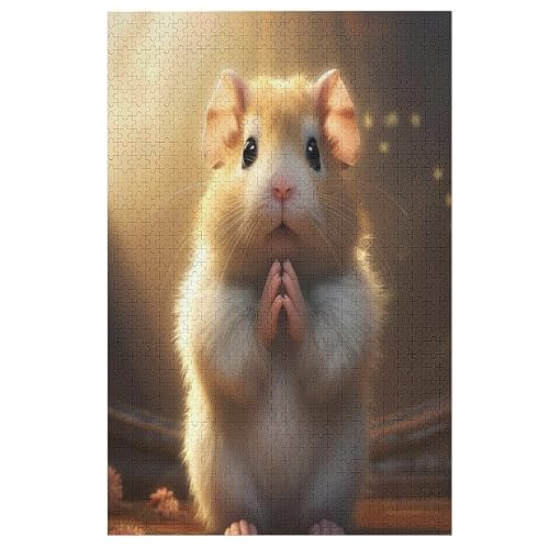Hamster Puzzles 1000 Teile Erwachsener Kniffel Spaß Für Die Ganze Familie, Holzpuzzle Kinder Erwachsene, Impossible Puzzle Schwer 78×53cm Hamster Puzzles 1000 Teile Erwachsener Kniffel Spaß Für Die Ganze Familie, Holzpuzzle Kinder Erwachsene, Impossible Puzzle Schwer 78×53cm von LLXXHH