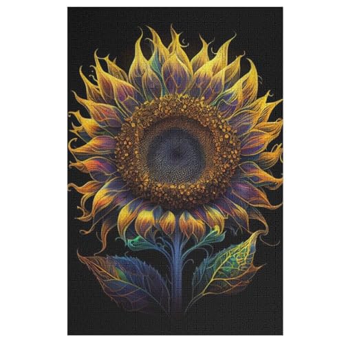 Holzpuzzle 1000 Teile, Sonnenblume Puzzles Erwachsene Und Kinder, Am Besten Für Die Familienspielsammlung 78×53cm Holzpuzzle 1000 Teile, Sonnenblume Puzzles Erwachsene Und Kinder, Am Besten Für Die Familienspielsammlung 78×53cm von LLXXHH
