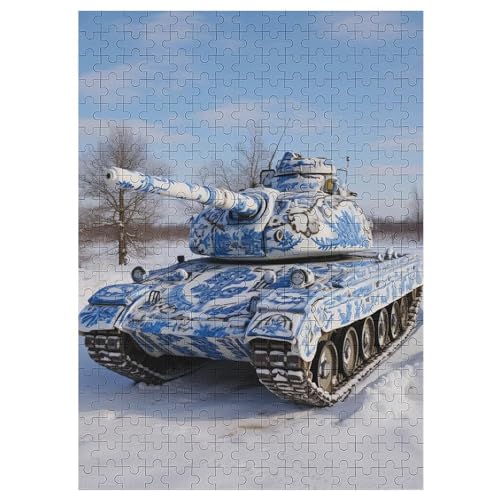 Holzpuzzle 300 Teile, Panzer Puzzles Erwachsene Und Kinder, Am Besten Für Die Familienspielsammlung 42×30cm Holzpuzzle 300 Teile, Panzer Puzzles Erwachsene Und Kinder, Am Besten Für Die Familienspielsammlung 42×30cm von LLXXHH