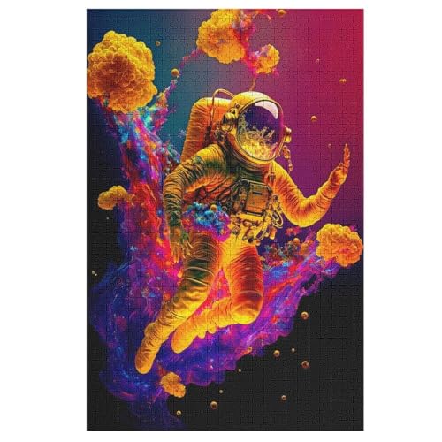 Holzpuzzle Astronaut Puzzle 1000 Teile Erwachsene Klassische Pädagogisches Spielzeug Kinder Lernspiel Herausforderndes Puzzles 78×53cm Holzpuzzle Astronaut Puzzle 1000 Teile Erwachsene Klassische Pädagogisches Spielzeug Kinder Lernspiel Herausforderndes Puzzles 78×53cm von LLXXHH