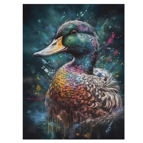 Holzpuzzle Ente Puzzle 500 Teile Erwachsene Klassische Pädagogisches Spielzeug Kinder Lernspiel Herausforderndes Puzzles 55×41cm Holzpuzzle Ente Puzzle 500 Teile Erwachsene Klassische Pädagogisches Spielzeug Kinder Lernspiel Herausforderndes Puzzles 55×41cm von LLXXHH