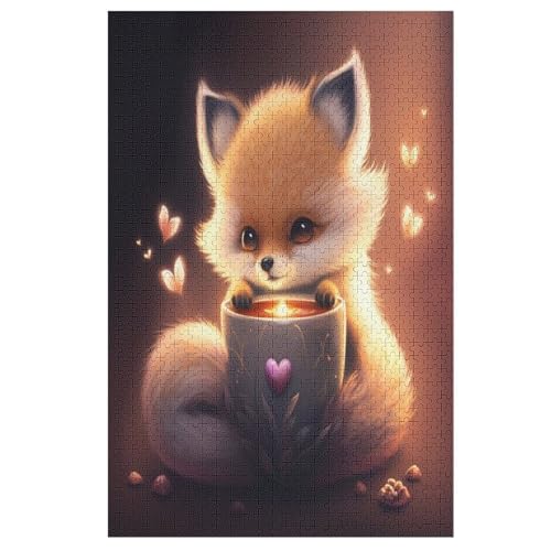 Holzpuzzle Fuchs Puzzle 1000 Teile Erwachsene Klassische Pädagogisches Spielzeug Kinder Lernspiel Herausforderndes Puzzles 78×53cm Holzpuzzle Fuchs Puzzle 1000 Teile Erwachsene Klassische Pädagogisches Spielzeug Kinder Lernspiel Herausforderndes Puzzles 78×53cm von LLXXHH