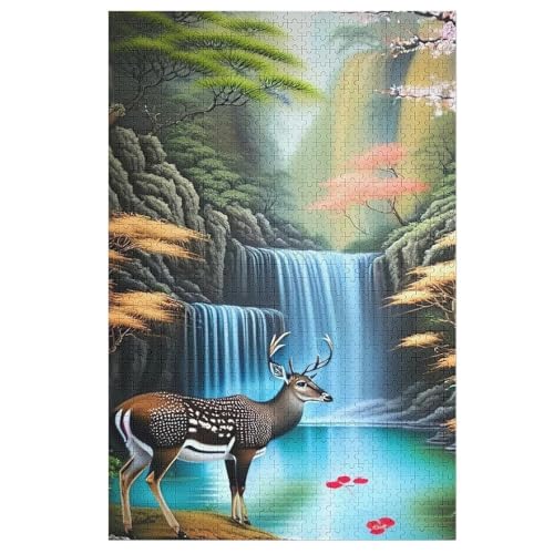 Holzpuzzle Hirsch Puzzle 1000 Teile Erwachsene Klassische Pädagogisches Spielzeug Kinder Lernspiel Herausforderndes Puzzles 78×53cm Holzpuzzle Hirsch Puzzle 1000 Teile Erwachsene Klassische Pädagogisches Spielzeug Kinder Lernspiel Herausforderndes Puzzles 78×53cm von LLXXHH