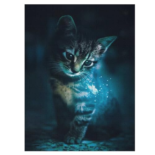 Holzpuzzle Katze Puzzle 500 Teile Erwachsene Klassische Pädagogisches Spielzeug Kinder Lernspiel Herausforderndes Puzzles 55×41cm Holzpuzzle Katze Puzzle 500 Teile Erwachsene Klassische Pädagogisches Spielzeug Kinder Lernspiel Herausforderndes Puzzles 55×41cm von LLXXHH