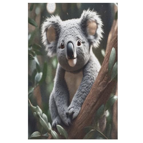 Holzpuzzle Koala Puzzle 1000 Teile Erwachsene Klassische Pädagogisches Spielzeug Kinder Lernspiel Herausforderndes Puzzles 78×53cm Holzpuzzle Koala Puzzle 1000 Teile Erwachsene Klassische Pädagogisches Spielzeug Kinder Lernspiel Herausforderndes Puzzles 78×53cm von LLXXHH