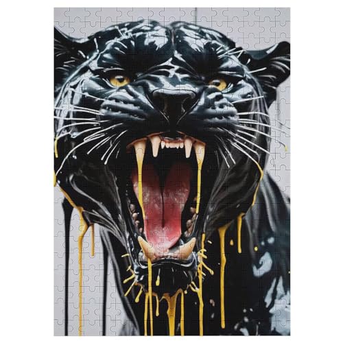 Holzpuzzle Leopard Puzzle 300 Teile Erwachsene Klassische Pädagogisches Spielzeug Kinder Lernspiel Herausforderndes Puzzles 42×30cm Holzpuzzle Leopard Puzzle 300 Teile Erwachsene Klassische Pädagogisches Spielzeug Kinder Lernspiel Herausforderndes Puzzles 42×30cm von LLXXHH