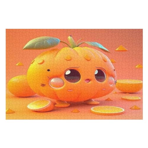 Holzpuzzle Obst Puzzle 1000 Teile Erwachsene Klassische Pädagogisches Spielzeug Kinder Lernspiel Herausforderndes Puzzles （75×50cm） von LLXXHH