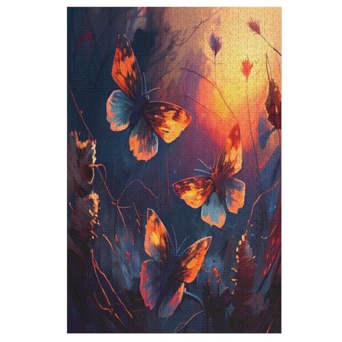 Holzpuzzle Schmetterling Puzzle 1000 Teile Erwachsene Klassische Pädagogisches Spielzeug Kinder Lernspiel Herausforderndes Puzzles 78×53cm Holzpuzzle Schmetterling Puzzle 1000 Teile Erwachsene Klassische Pädagogisches Spielzeug Kinder Lernspiel Herausforderndes Puzzles 78×53cm von LLXXHH