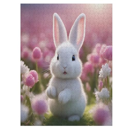 Holzpuzzle Süßes Kaninchen Puzzle 500 Teile Erwachsene Klassische Pädagogisches Spielzeug Kinder Lernspiel Herausforderndes Puzzles 55×41cm Holzpuzzle Süßes Kaninchen Puzzle 500 Teile Erwachsene Klassische Pädagogisches Spielzeug Kinder Lernspiel Herausforderndes Puzzles 55×41cm von LLXXHH