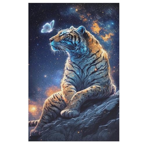 Holzpuzzle Tiger Puzzle 1000 Teile Erwachsene Klassische Pädagogisches Spielzeug Kinder Lernspiel Herausforderndes Puzzles 78×53cm Holzpuzzle Tiger Puzzle 1000 Teile Erwachsene Klassische Pädagogisches Spielzeug Kinder Lernspiel Herausforderndes Puzzles 78×53cm von LLXXHH