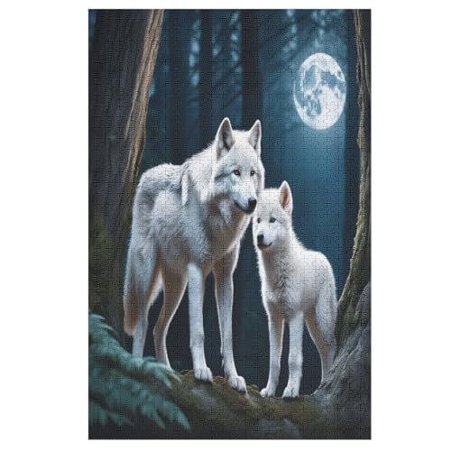 Holzpuzzle Wolf Puzzle 1000 Teile Erwachsene Klassische Pädagogisches Spielzeug Kinder Lernspiel Herausforderndes Puzzles 78×53cm Holzpuzzle Wolf Puzzle 1000 Teile Erwachsene Klassische Pädagogisches Spielzeug Kinder Lernspiel Herausforderndes Puzzles 78×53cm von LLXXHH