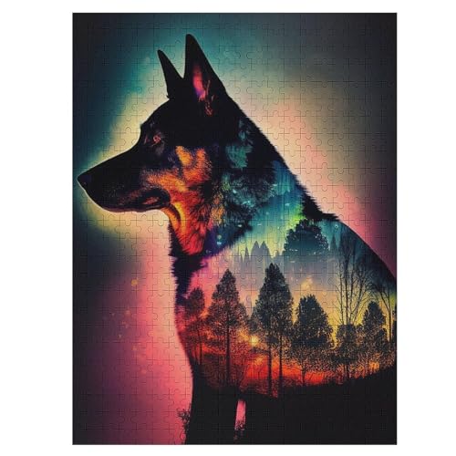 Holzpuzzle Wolf Puzzle 500 Teile Erwachsene Klassische Pädagogisches Spielzeug Kinder Lernspiel Herausforderndes Puzzles 55×41cm Holzpuzzle Wolf Puzzle 500 Teile Erwachsene Klassische Pädagogisches Spielzeug Kinder Lernspiel Herausforderndes Puzzles 55×41cm von LLXXHH