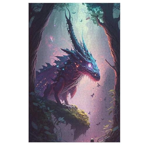 Holzpuzzles 1000 Teile Drache -Puzzle Für Jungen Und Mädchen, Schwierigkeitsgrad, Lernspiele, Familienspielzeug 78×53cm Holzpuzzles 1000 Teile Drache -Puzzle Für Jungen Und Mädchen, Schwierigkeitsgrad, Lernspiele, Familienspielzeug 78×53cm von LLXXHH