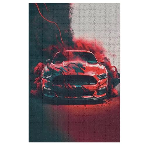 Holzpuzzles 1000 Teile Sport Auto -Puzzle Für Jungen Und Mädchen, Schwierigkeitsgrad, Lernspiele, Familienspielzeug 78×53cm Holzpuzzles 1000 Teile Sport Auto -Puzzle Für Jungen Und Mädchen, Schwierigkeitsgrad, Lernspiele, Familienspielzeug 78×53cm von LLXXHH