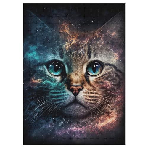 Holzpuzzles 300 Teile Katze -Puzzle Für Jungen Und Mädchen, Schwierigkeitsgrad, Lernspiele, Familienspielzeug 42×30cm Holzpuzzles 300 Teile Katze -Puzzle Für Jungen Und Mädchen, Schwierigkeitsgrad, Lernspiele, Familienspielzeug 42×30cm von LLXXHH