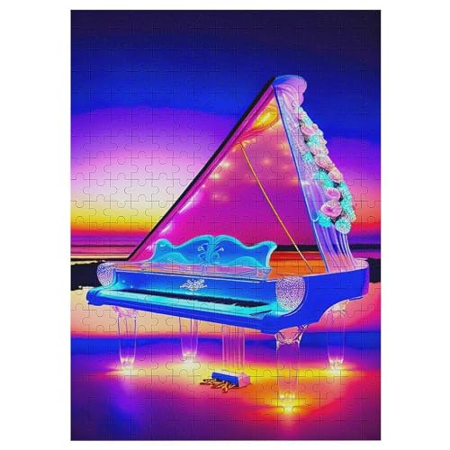 Holzpuzzles 300 Teile Klavier -Puzzle Für Jungen Und Mädchen, Schwierigkeitsgrad, Lernspiele, Familienspielzeug 42×30cm Holzpuzzles 300 Teile Klavier -Puzzle Für Jungen Und Mädchen, Schwierigkeitsgrad, Lernspiele, Familienspielzeug 42×30cm von LLXXHH